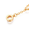 925 Sterling Silver Micro Pave Clear Cubic Zirconia Chain Extenders STER-N016-54G-4