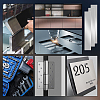 66Pcs 11 Styles 304 Stainless Steel Sheets DIY-WH050-395-5