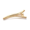 Alloy Alligator Hair Clips AJEW-A061-01C-G-3