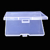 Transparent Plastic Storage Box CON-WH0070-13A-3