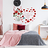 Valentine's Day Theme PVC Wall Stickers DIY-WH0228-222-5