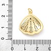 Brass Micro Pave Cubic Zirconia Pendants KK-S510-40G-02-3