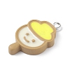 Opaque Resin Imitation Food Pendants RESI-D064-03P-16-2