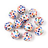 Opaque Acrylic Beads MACR-T048-03-1