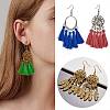 DIY Tassel Drop Earring Making Kit DIY-SZ0007-08-5