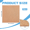 20Pcs Square Cork Sheets DIY-BC0016-24-2