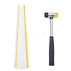   Installable Two Way Rubber Hammers and Bangle Measuring Mandrel Plastic Stick Sizer TOOL-PH0016-74-1