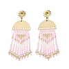 Brass Chandelier Earrings for Women EJEW-MZ00757-02-3