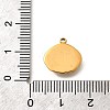 Brass Enamel Charms STAS-Q347-16G-1-3