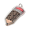 Teachers' Day Double-Sided Printed Acrylic Pendants OACR-G030-03A-2