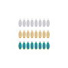 DICOSMETIC 24Pcs 3 Colors 201 Stainless Steel Pendants STAS-DC0013-45-8