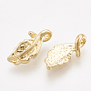 Brass Charms X-KK-T035-46-2