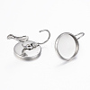 Tarnish Resistant 304 Stainless Steel Leverback Earring Findings STAS-H423-01P-1