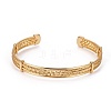 Long-Lasting Plated Brass Cuff Bangles BJEW-E370-12G-2