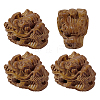 4Pcs Wood Beads WOOD-PH0003-90F-1