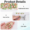 60Pcs Opaque Resin Cabochons CRES-SC0003-36-6