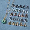  150Pcs 5 Colors Grade AA Brass Ice Pick Pinch Bails for Pendant Making KK-NB0002-86-4