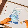 Plastic Reusable Drawing Painting Stencils Templates DIY-WH0202-271-5