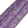 Natural Amethyst Beads Strands G-M445-6mm-01C-2