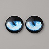 Glass Cabochons LS-GLAA-WH0033-75G-08-1