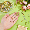 90Pcs 3 Colors Tibetan Style Zinc Alloy Pendants TIBEP-DC0001-49-3
