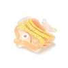 Transparent Resin Pendants RE-CBA098D-01B-2