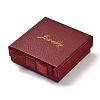 Square & Word Jewelry Cardboard Jewelry Boxes LS-CBOX-C015-01C-01-1