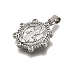 304 Stainless Steel Pendants STAS-B086-09E-P-2