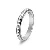 Rotatable Version Korean StyleRotatable Titanium Steel Finger Ring for Men's PW-WGAB2A4-07-1