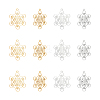12Pcs 2 Colors 201 Stainless Steel Pendants STAS-UN0059-74-1