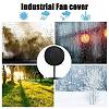 Polyester Wall Mounted Electric Fan Dust Cover AJEW-WH20010-65C-5