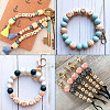 ddPrinted Natural Wood Beads WOOD-KS0001-12-11