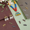 125Pcs 5 Style Tibetan Style Alloy Chandelier Component Links FIND-PH0025-32-2