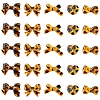 30Pcs 5 Styles Printed Transparent Acrylic Beads TACR-YW0003-46-2