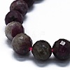 Natural Plum Blossom Tourmaline Beads Strands G-G927-22B-3