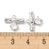 Brass Micro Pave Cubic Zirconia Charms KK-Q809-13P-3