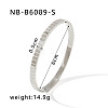 304 Stainless Steel  Hinged Bangles for Women FS-WG09E60-36-1