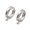 Brass Hoop Earring Findings KK-C134-24P-1