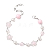 Acrylic Beaded Link Bracelets for Women BJEW-JB11464-2