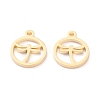 304 Stainless Steel Charms STAS-I151-45G-2