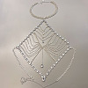 Alloy Full Crystal Rhinestone Tassel Sexy Body Chains for Bikini WGE7893-02-3