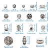 Tibetan Style Alloy Beads TIBEB-TA0001-21AS-10