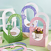 6 Sets 3 Colors Paper Flower Packing Baskets CON-TA0001-40-7