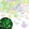 20Pcs 2 Styles UV Plating Transparent Acrylic Beads SACR-YW0001-72A-4