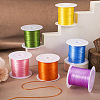 6 Rolls 6 Colors 10M Flat Elastic Crystal String EW-TA0001-04A-5