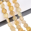 Dyed & Heated Natural Agate Beads Strands G-N359-15A-06-1