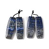 2Pcs Natural Lapis Lazuli Pendants G-A228-02I-1