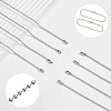 200Pcs Iron Hanging Tag Chains FIND-SP0005-63-5