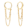 1Pair 925 Sterling Silver Hoop Earrings EJEW-UN0002-85G-1
