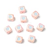 10Pcs Opaque Acrylic Enamel Beads ACRC-FS0001-02E-3